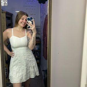 White old navy spaghetti strap dress